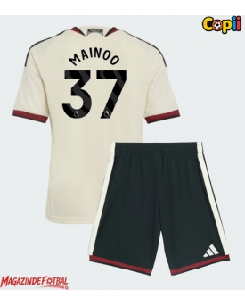 Manchester United Kobbie Mainoo #37 Echipament de Fotbal Replică 2026-27 Copii Treilea (+ Șorturi)